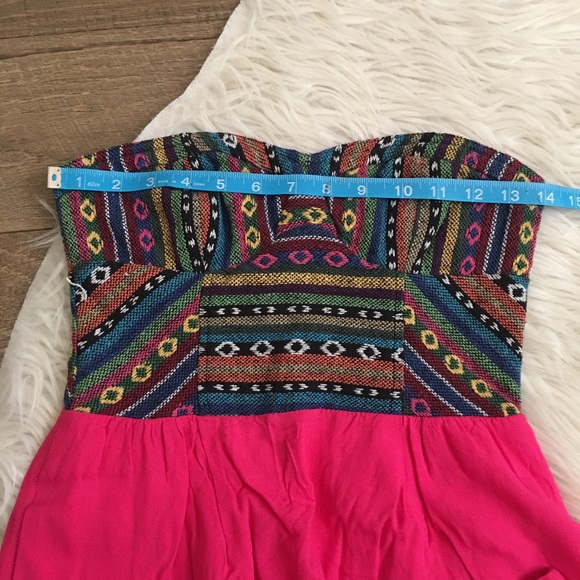 Starring at stars tribal aztec pink fuchsia mini - Picture 6 of 8